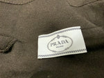 2023 PRADA black wool blend cropped sleeveless top Size I 40 UK 8 US 4 S small ladies