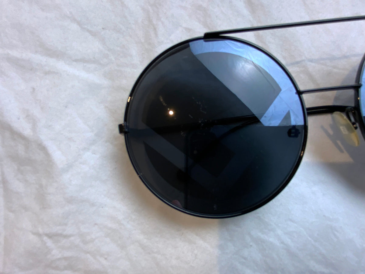 Fendi FF0285/S Oval Round Mirrored Sunglasses ladies