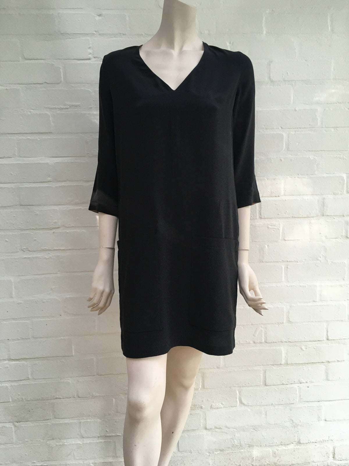 Chloé Chloe Black Shift Mini Phoebe Philo Dress Size F 34 US 2 UK 6 XS ladies
