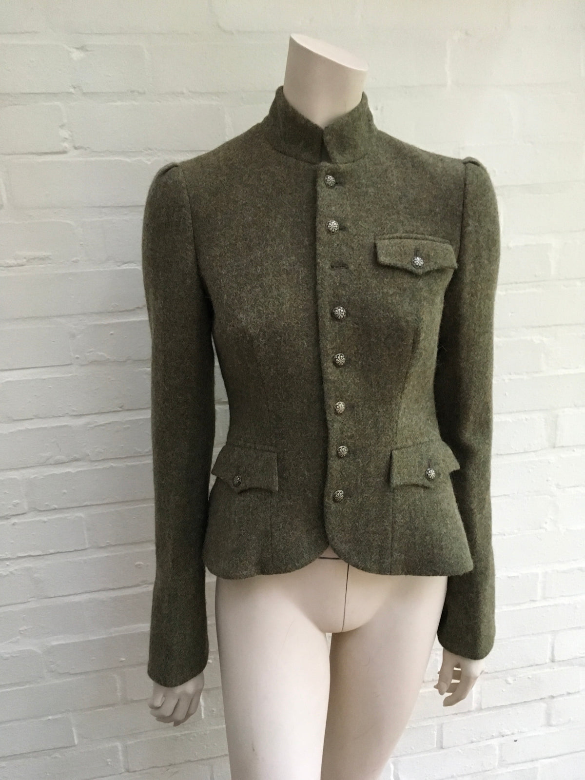 RALPH LAUREN Womens Wool Alpaca Fitted Blazer Jacket LADIES