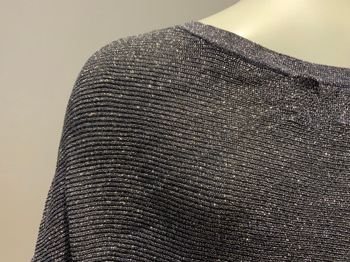 Reiss Womens Watson metallic-knit dress Size UK 6 US 2 ladies