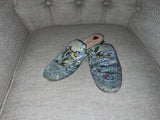 GUCCI Princetown Flora Print Mules Flats Size 37.5 UK 4.5 US 7.5 ladies