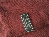 Real Pashmina Hand made in India Burgundy Cozy Scarf Shawl ladies