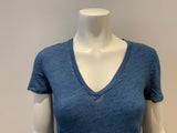 J.Crew Blue Vintage Cotton T shirt $150 Size XS ladies