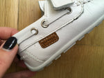 GARVALIN 50 aniversario Boys Shoe White Leather Size 22 Children