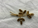 Lot of Two Custom Crystals Brooches Set ladies