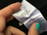 Stella McCartney Biker Denim Jeans Black Jacket Size I 42 UK 10 US 6 ladies