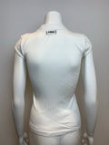 PINKO White Amazing Polo Top T shirt Size S small  ladies
