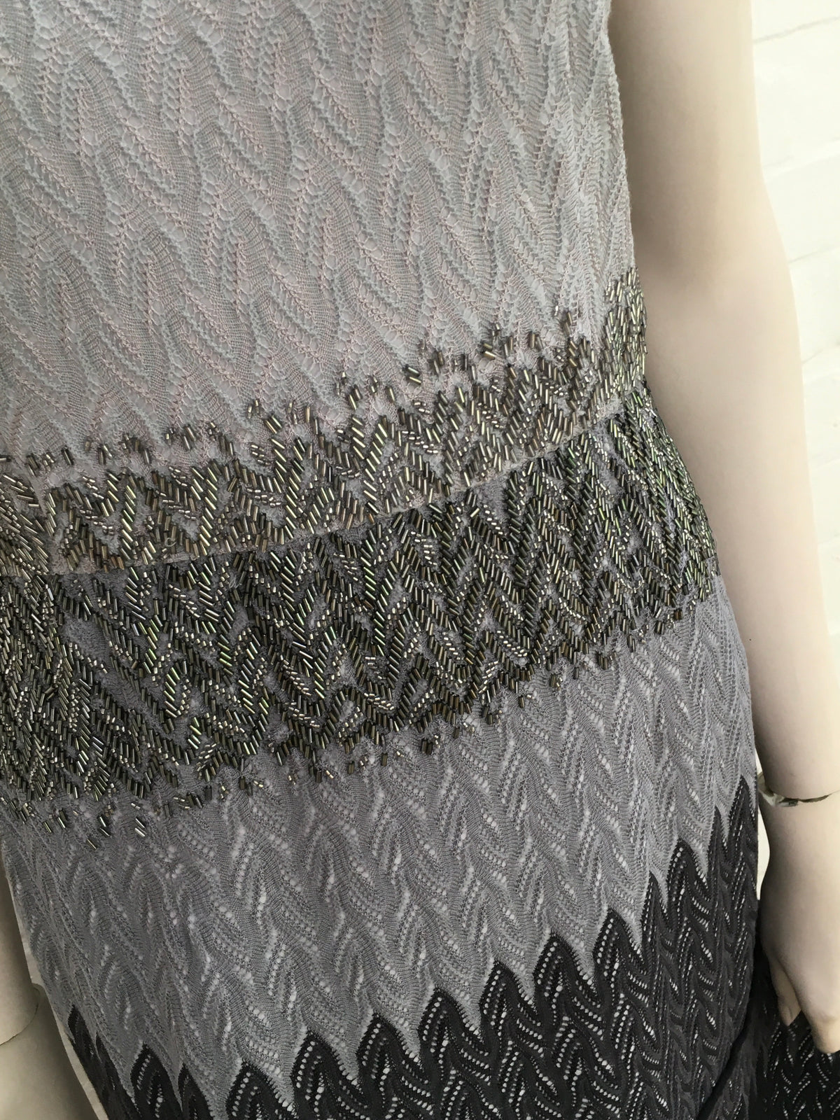 MISSONI Wool Knit Beaded Embellished Dress I 40 UK 8 US 4 S Small ladies