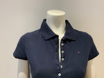 Tommy Hilfinger Slim Fit navy Polo T shirt Size M medium ladies