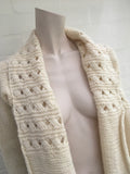 DKNY Pure Wool & Alpaca Knit Open Front Cardigan Ladies