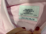 CHARLES TYRWHITT JERMYN STREET LONDON PINK SLIM DRESS SHIRT SIZE 16 1/2" 42CM  men