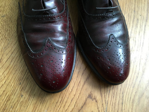 Salvatore Ferragamo Wingtip Leather Oxford Dress Shoes Size 9 1/2 D ME Afashionistastore Salvatore Ferragamo Wingtip Leather Oxford Dress Shoes Size 9 1/2 D ME Afashionistastore