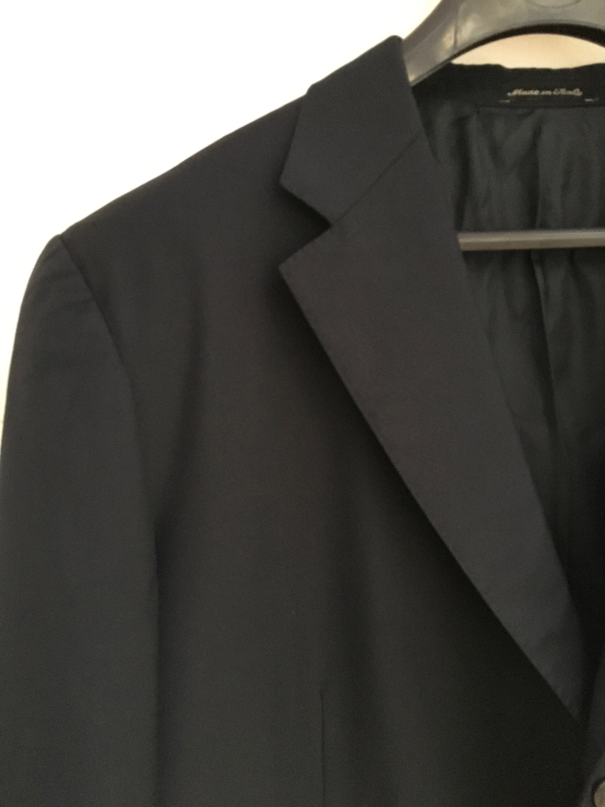 Façonnable WOOL BLACK SUIT BLAZER JACKET MEN