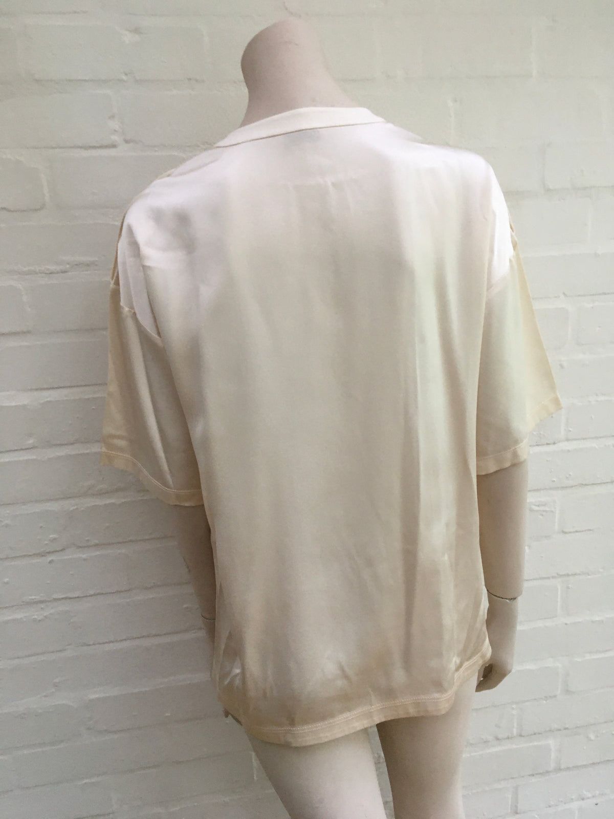 JOSEPH Women's satin back T-shirt Blouse Top Shirt Size M Medium Ladies