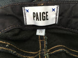 PAIGE Hoxton Ultra Skinny Ankle Jeans Denim Pants Size 25 Ladies