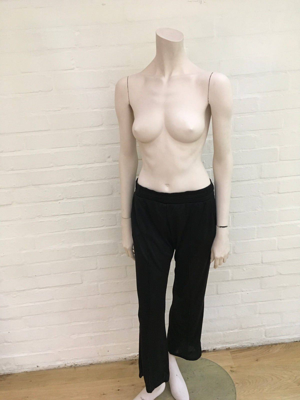 BLUMARINE Black Straight Leg Sport Pants Trousers Ladies