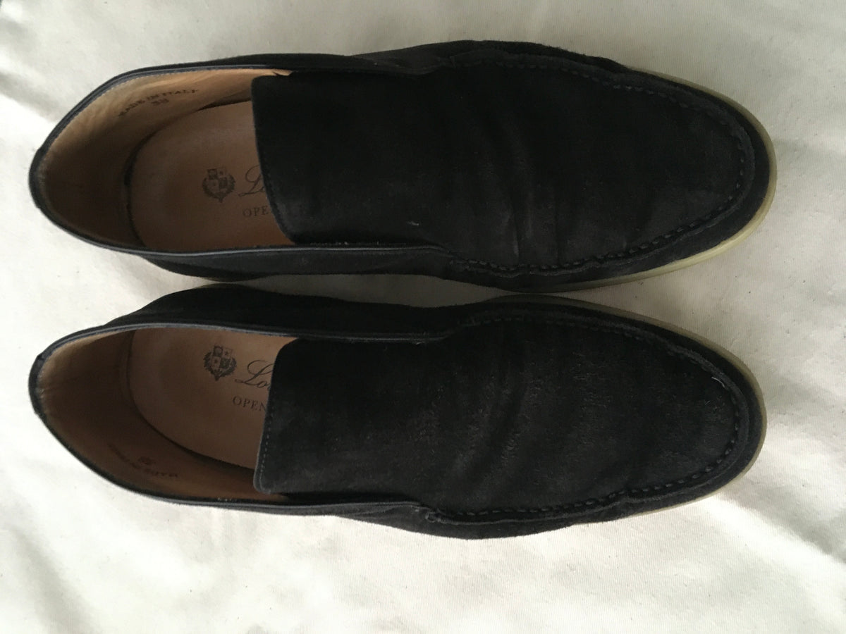 Loro Piana Brown Suede Open Walk Ankle Boots Size 38 ladies