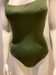 Melissa Odabash Seychelles One-shoulder Swimsuit In Khaki UK 8 US 4 S small ladies