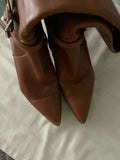 Ralph Lauren Collection Purple Label Knee High Brown Boots Size 39 US 9 UK 6 ladies