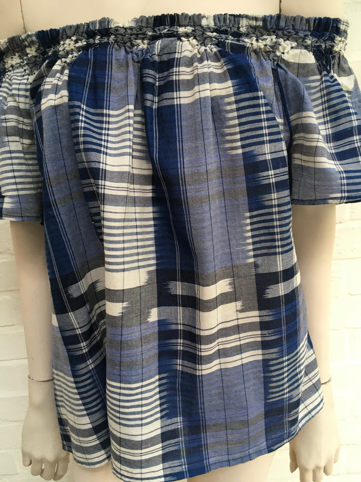Ulla Johnson Amania Off The Shoulder Blouse Handmade in India US 4 Ladies