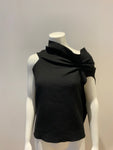 Roland Mouret ICONIC Eugene open wool black tie top size UK 10 US 6 ladies