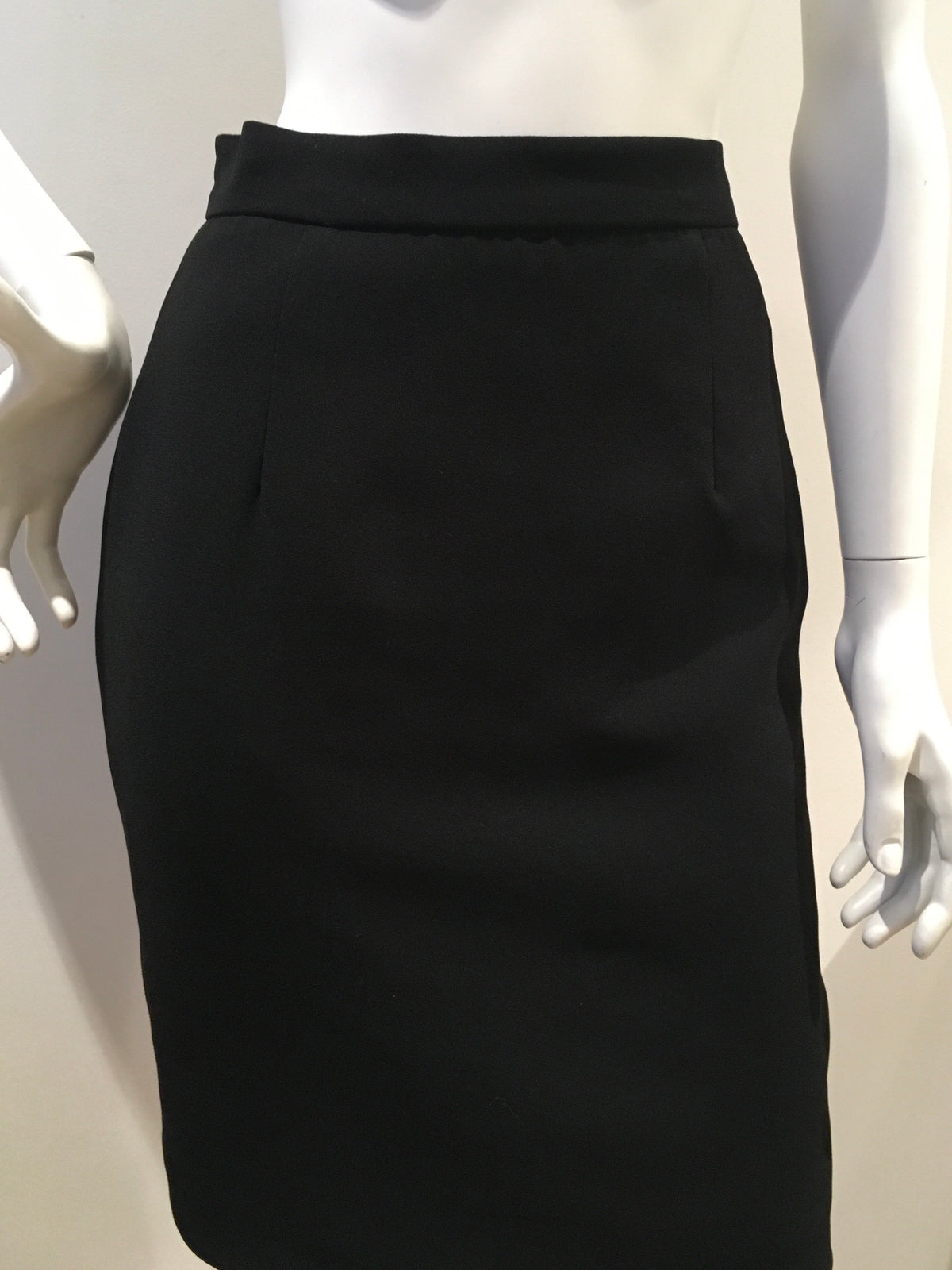 ALPHORRIA BLACK OFFICE SKIRT SIZE 40 UK 10 US 6 ladies