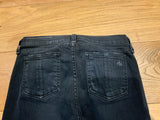 Rag & Bone / JEAN Ultra Distressed Capri Jeans, Steele Size 26 ladies