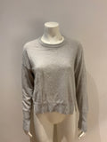 ME+EM Lofty Pure Cashmere Curved Hem Pullover Jumper Sweater Size 10 US 6 ladies