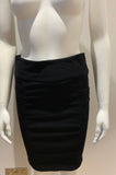 Miss Selfridge Black Pencil Skirt Size UK 6 XS ladies