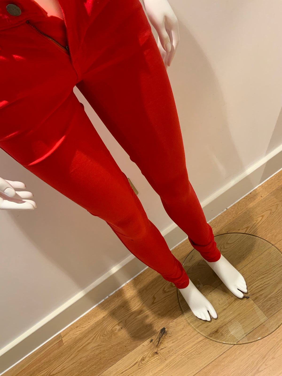 Ralph Lauren Red Skinny Jeans Denim Pants Size 25 ladies