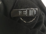 AUTOGRAPH M&S Marks & Spencer PURE CASHMERE RIBBED ROUND NECK JUMPER Ladies