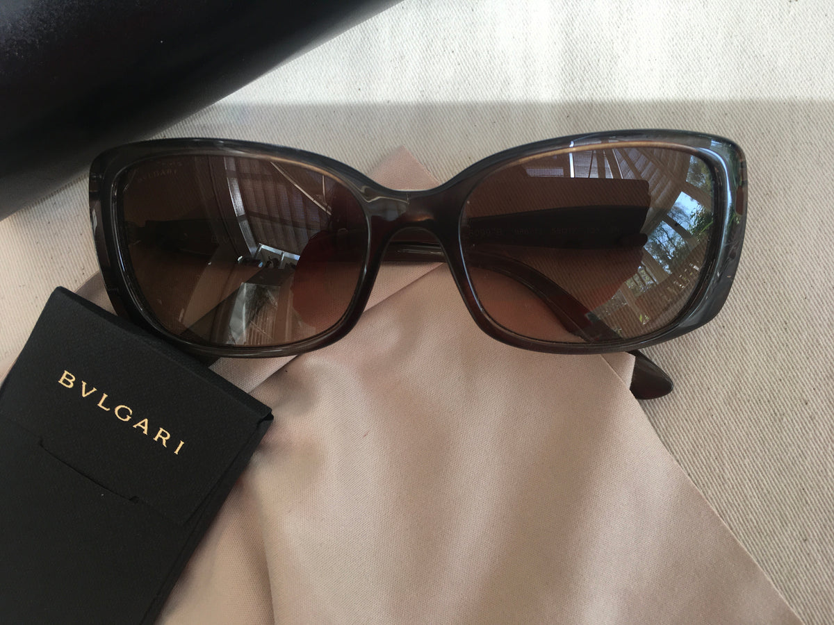 BVLGARI SWAROVSKI CRYSTAL BV 8099B 55 986/13 SUNGLASSES ladies
