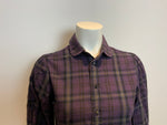 Ralph Lauren Rugby Purple Check Shirt Split Sleeves Amazig Sz US 4 UK 8 S Small ladies