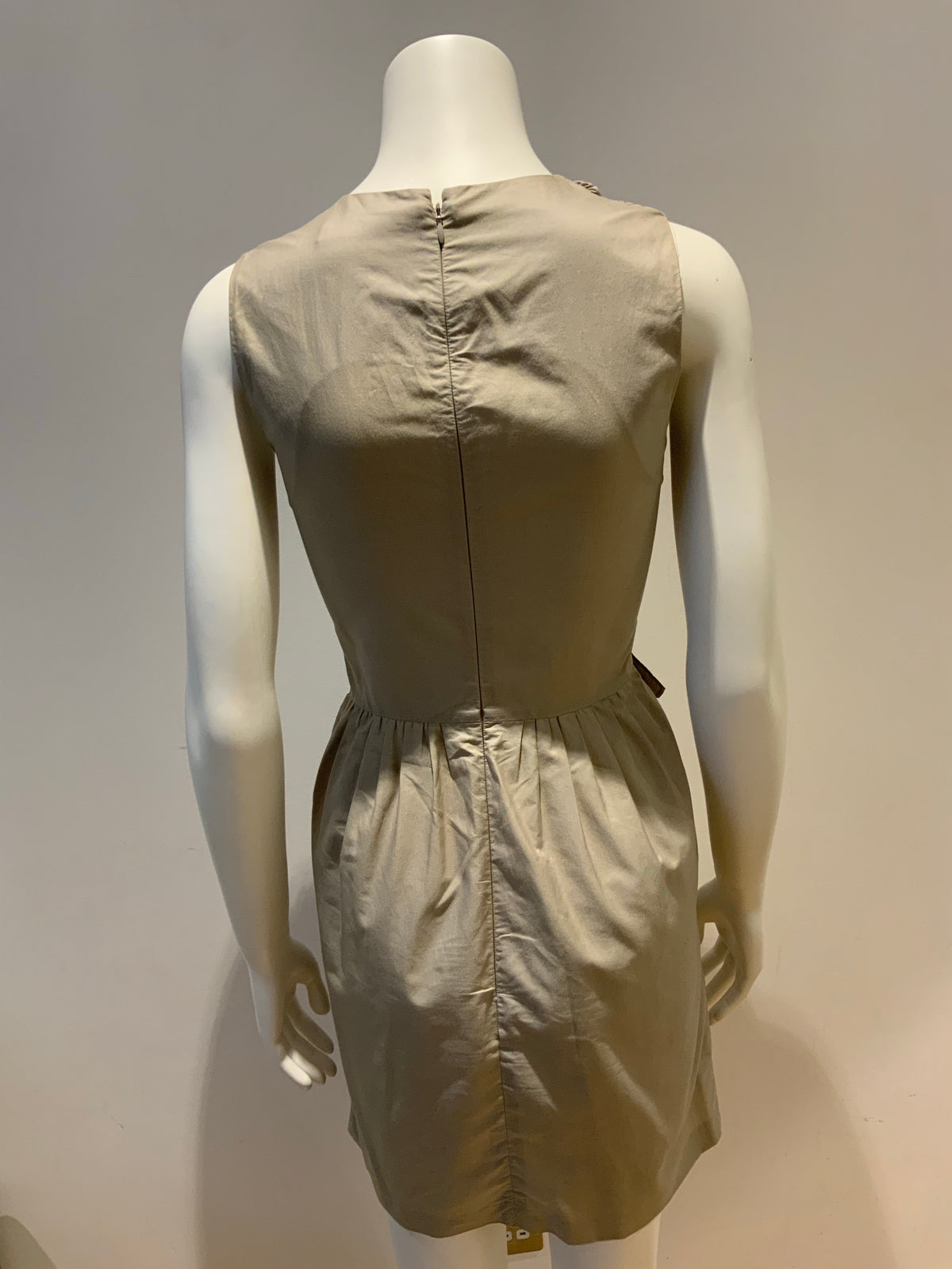 Chloé Chloe Phoebe Philo Grey Rauch Dress Size F 34 US 2 UK 6 ladies