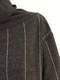 Stella McCartney Pinstripe wool turtleneck sweater jumper Size I 40 S Small ladies