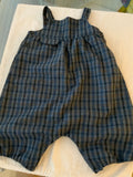 Marie Chantal BOYS' WOOL CHECKED OVERALLS TROUSERS PANTS 24 month children