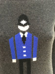 BURBERRY PRORSUM Intarsia Cashmere Jumper Sweater Bobby Policeman LADIES