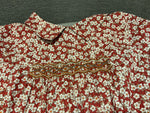 BONPOINT FLORAL LIBERTY PRINT HAND EMBROIDERED BLOUSE SIZE 6 YEARS children
