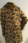 Essentiel Antwerp Leopard Print Faux Fur Coat 38 US 6 UK 10 ladies