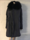 Mr & Mrs Italy Authentic Hooded Sable Fur Lined Parka Ladies