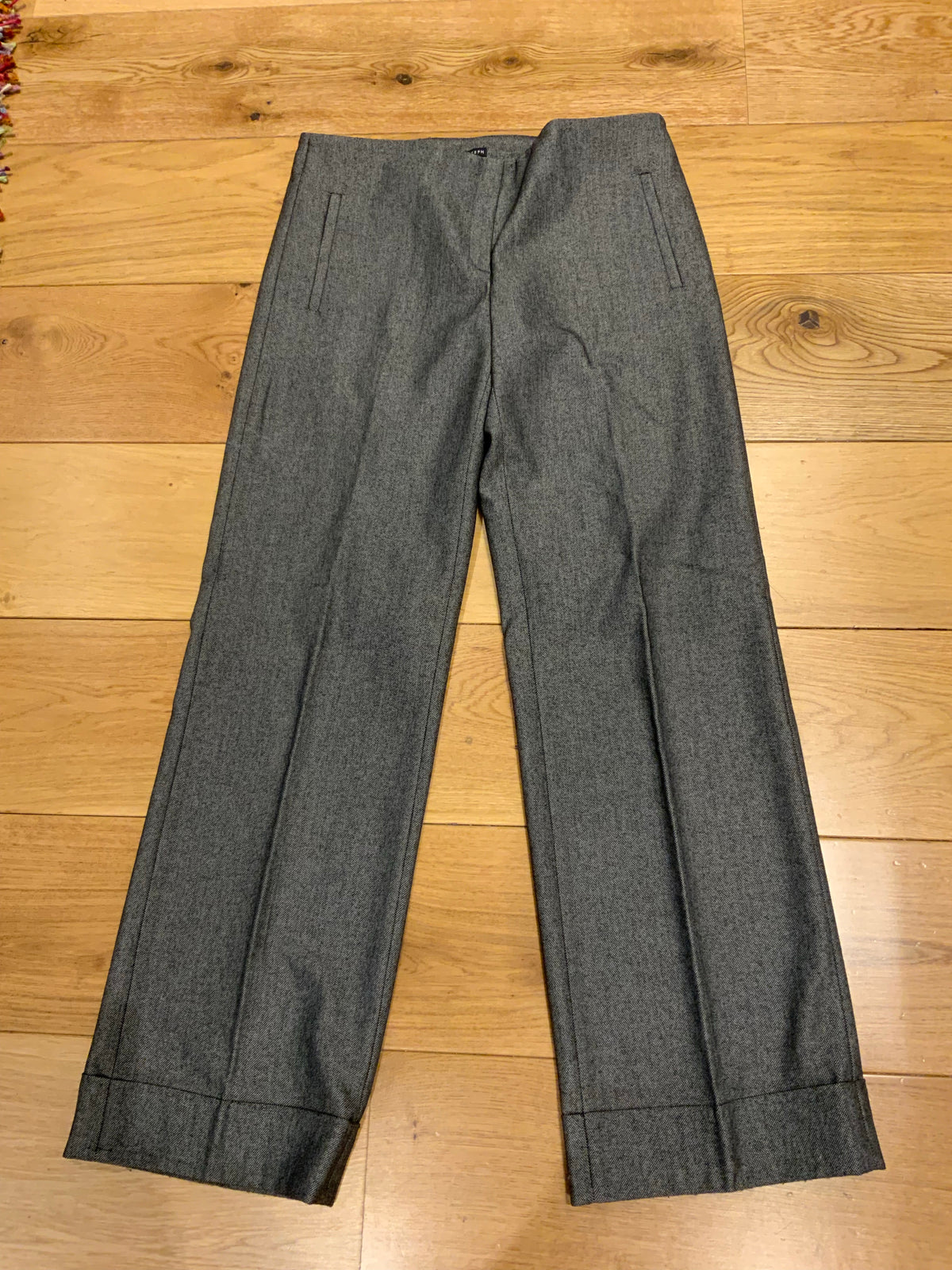 JOSEPH Women's Virgin Wool Blend Casual Pants Trousers SIZE F 42 US 10 UK 14 ladies