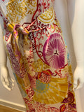 Laurel MOST SEXY Silk Midi Dress Size EU 42 UK 12 US 8 ladies