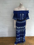 Self Portrait Off Shoulder Maxi Dress SIZE UK 10 US 6 Most Wanted SOLD OUT Ladies