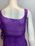 MOST WANTED Alessandro Dell'Acqua Sheer Silk Dress Size I 40 US 0 UK 4 XXS ladies