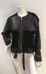IRO Ever Shearling Leather Jacket Size F 38 UK 10 US 6 SEEN ON ALL CELEBRITIES ladies