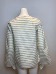 TIBI Striped Cotton-Poplin Top blouse Size US 0 UK 2 XXS ladies