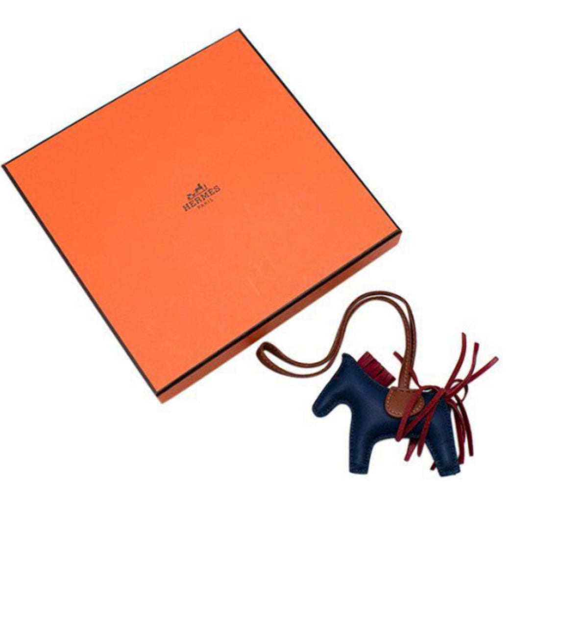HERMES Milo Lambskin Rodeo PM Charm ladies