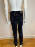 Brown Armani Jeans Velvet Straight Leg Jeans Size 30 ladies