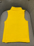 PETIT BATEAU Boys' Cotton Yellow Vest Gilet Sleeveless Jacket 6 years 116 cm children